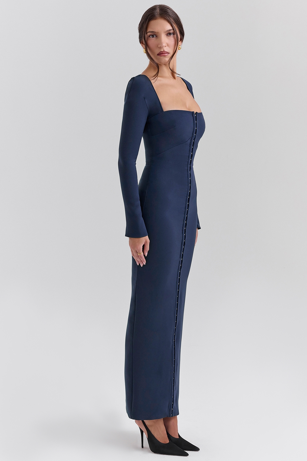 Corinthia-Midnight BodyCon Maxi Dress - SALE