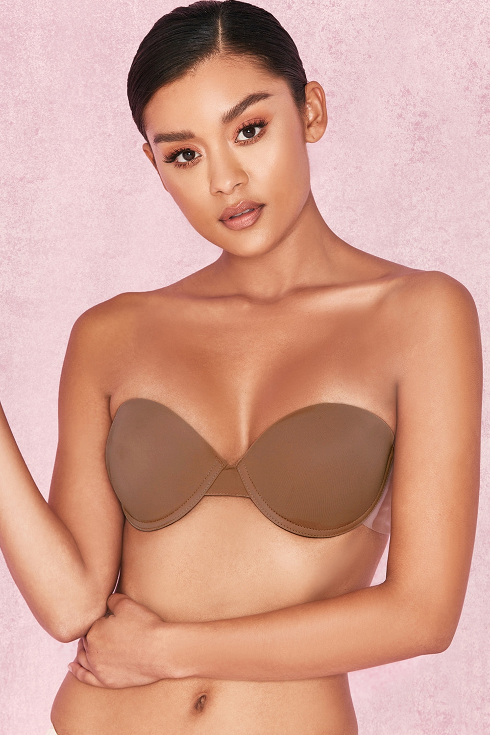 Boost Up-Ultimate Boost Invisible Bra - Caramel