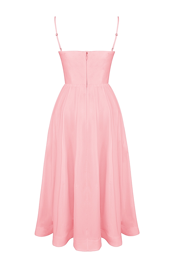 Lolita-Rose Pink Cotton Corset Sundress