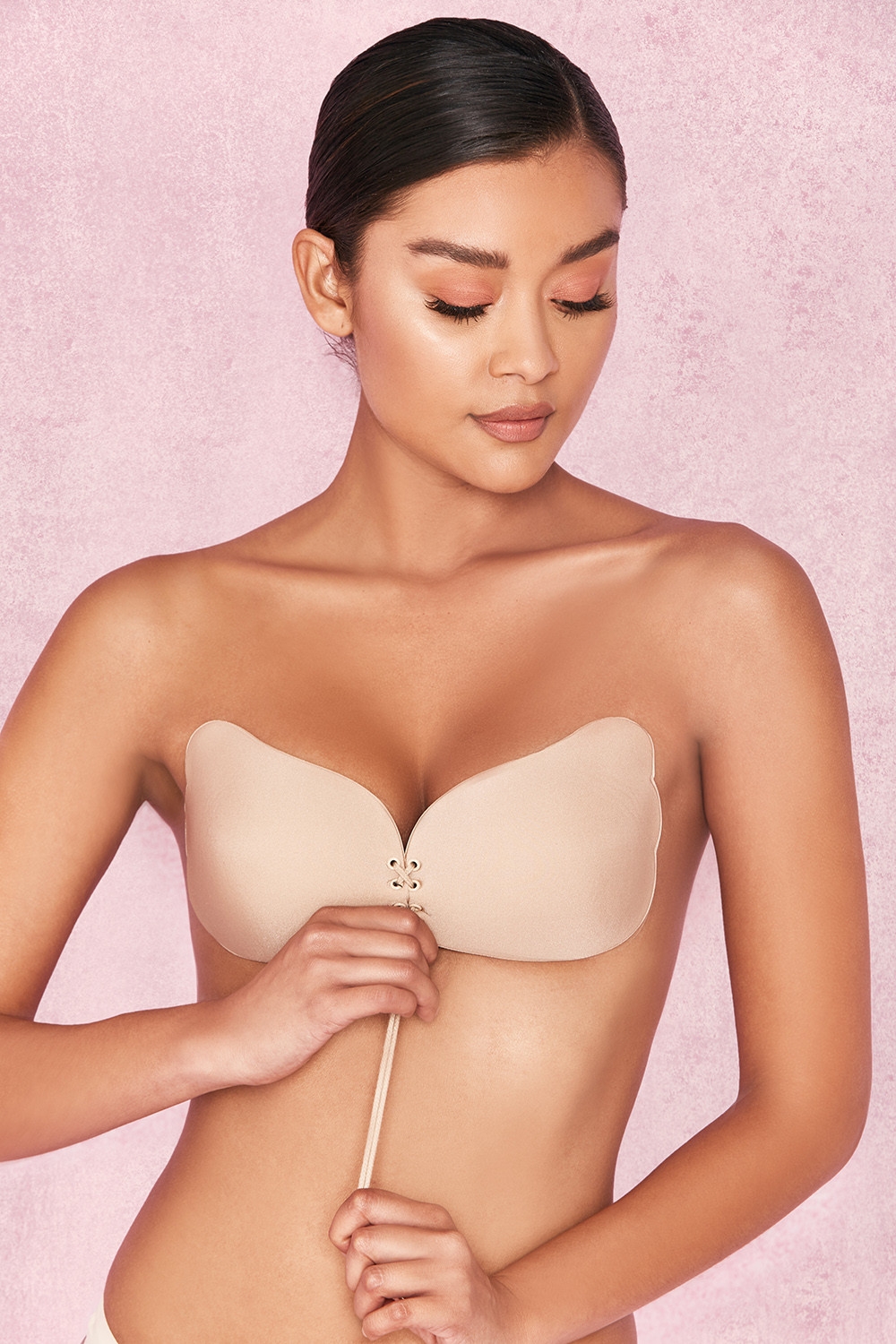 Ultra-Push Up Invisible Bra - Beige