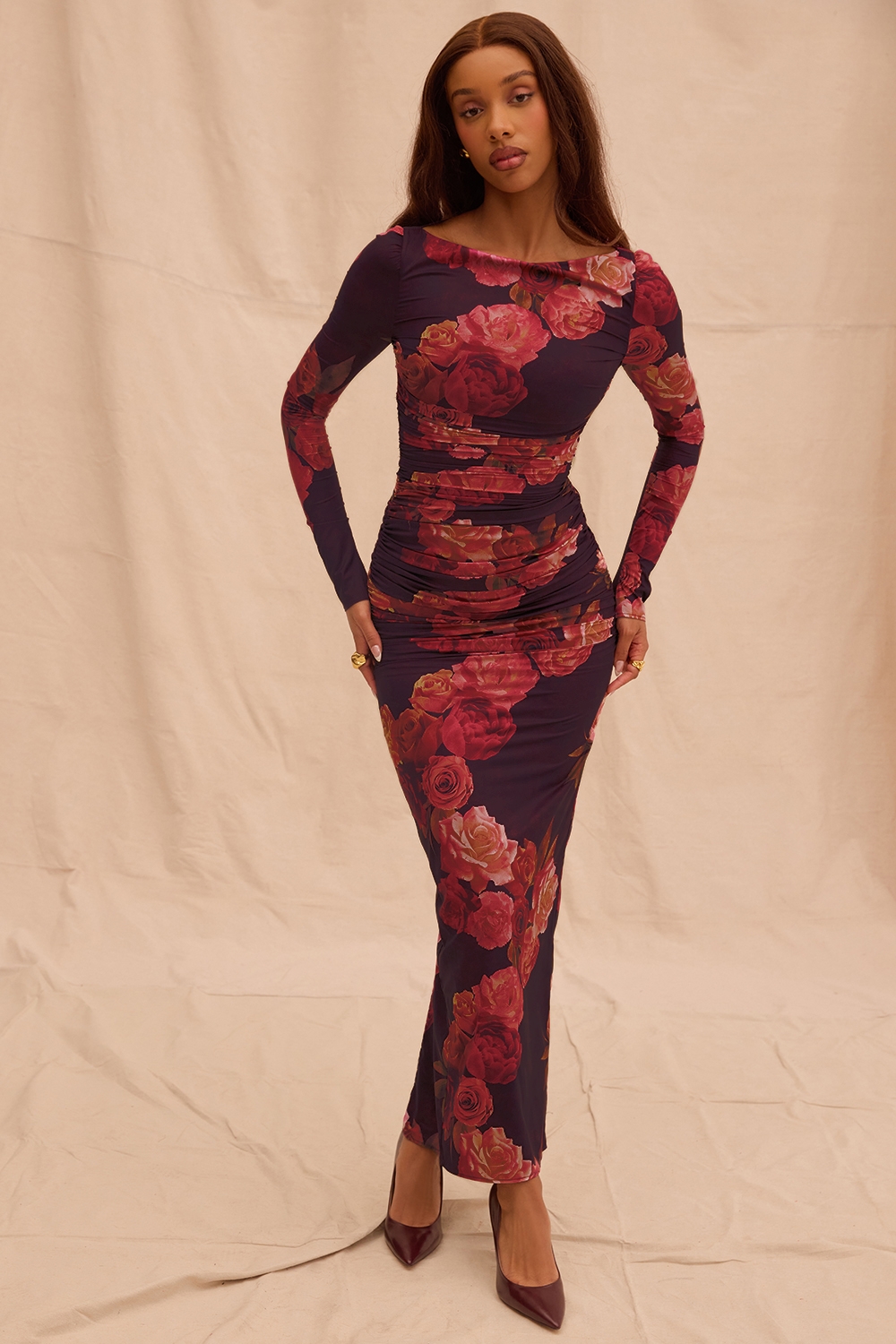 Lanetta-Romantic Floral Maxi Dress