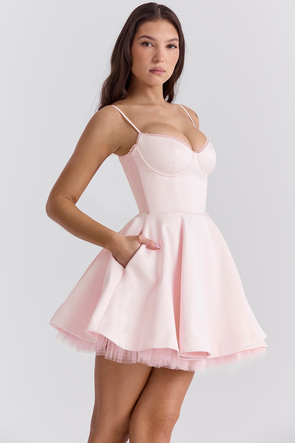 Minimoiselle-Ballerina Pink Tulle Mini Dress