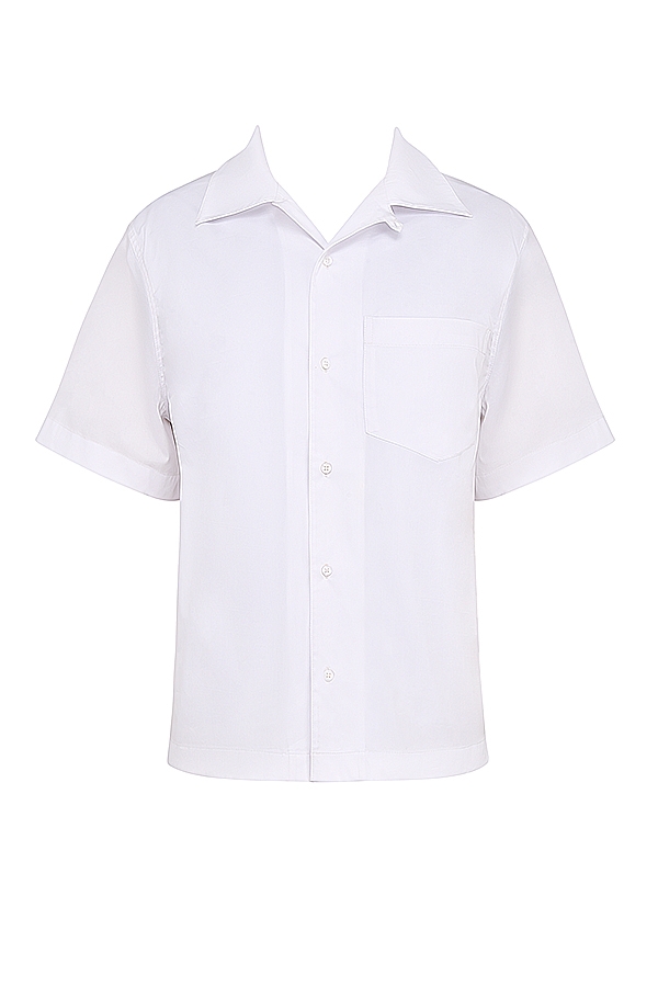 Maiko-White Oversized Shirt