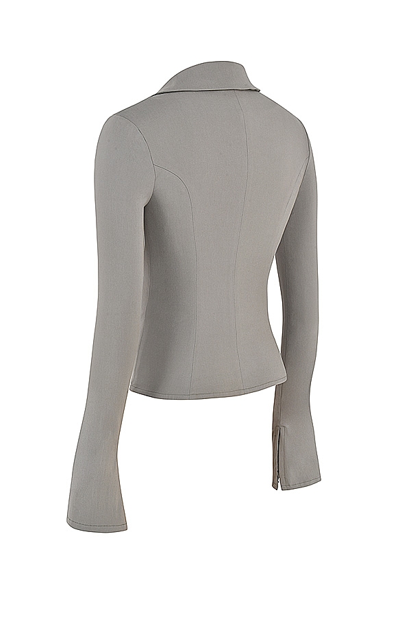 Zakira-Smoke Fitted Shirt