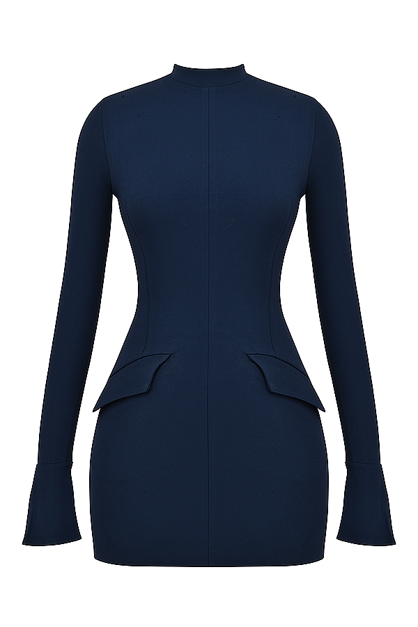 Mahalia-Navy Mini Dress