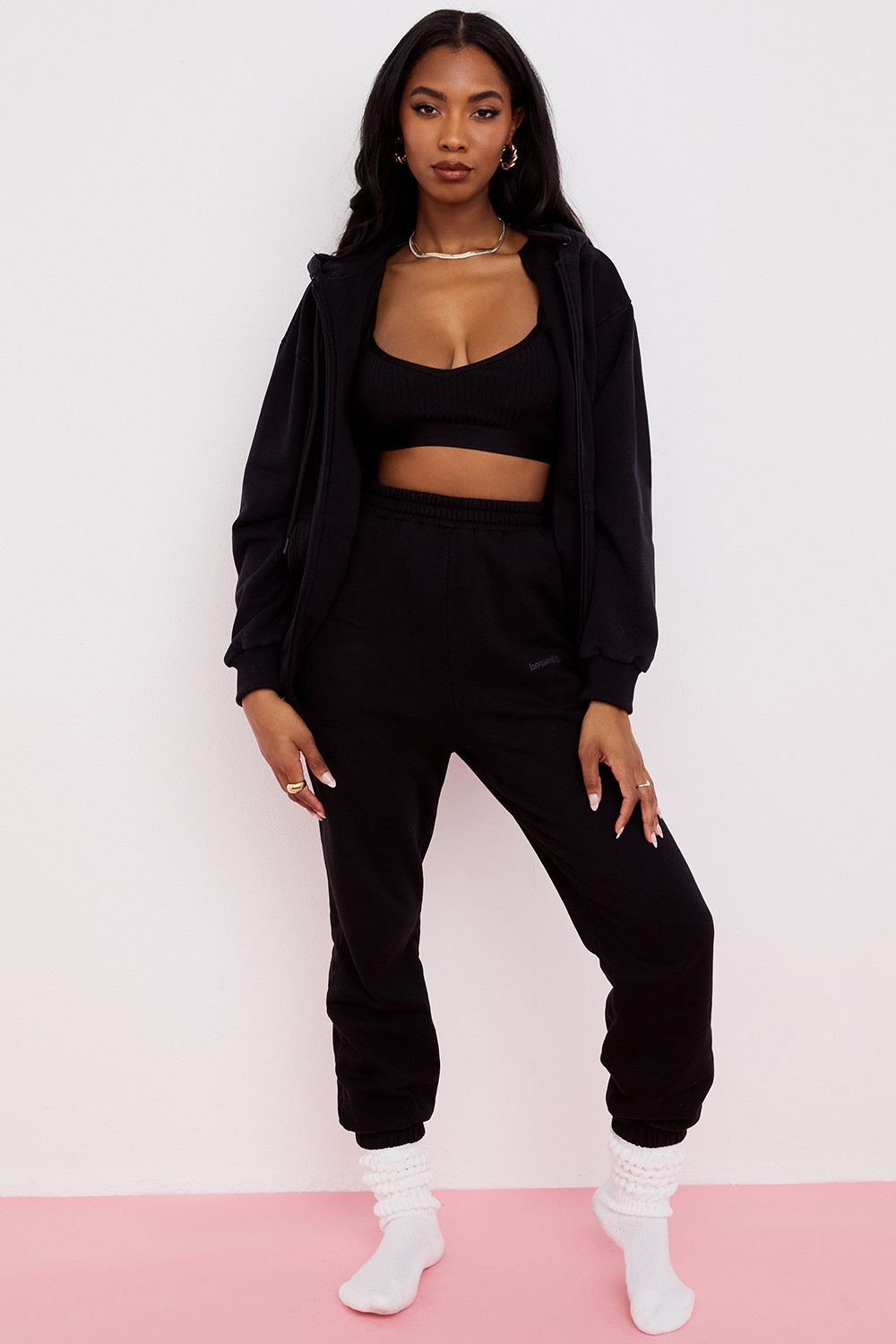 Storm-Ink Zip Through Hoodie