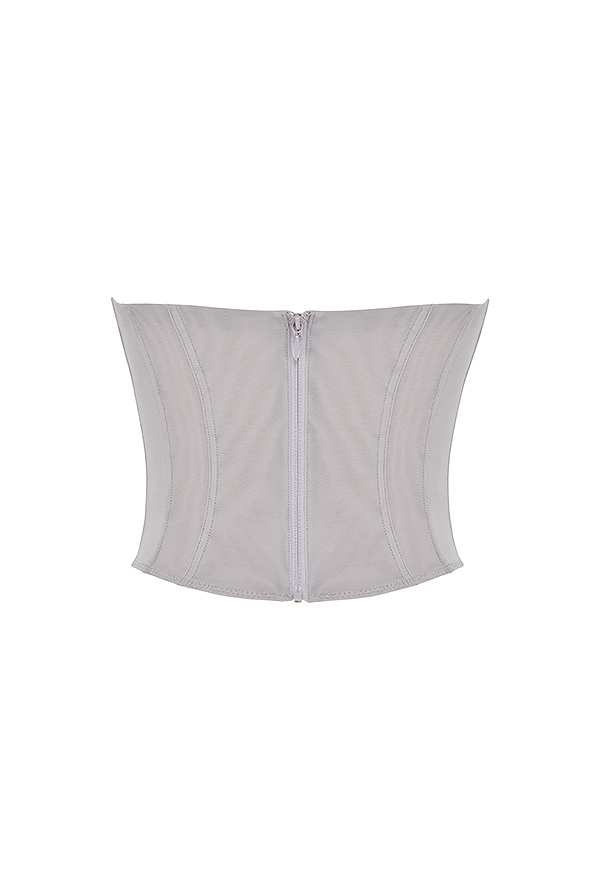Demi-Grey Underwired Corset