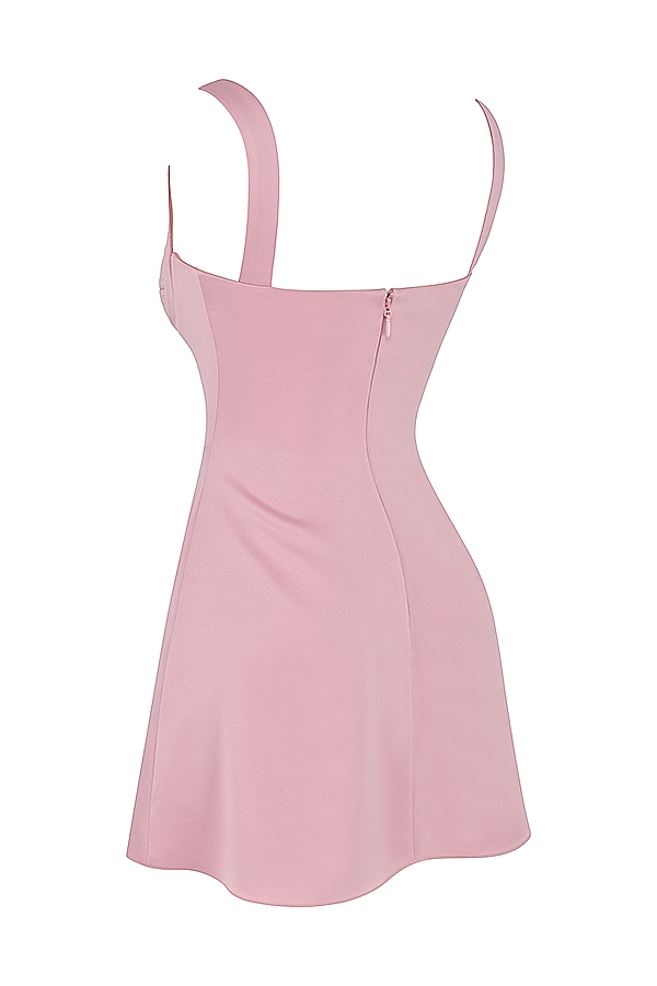 Kara-Pink Quartz Mini Dress