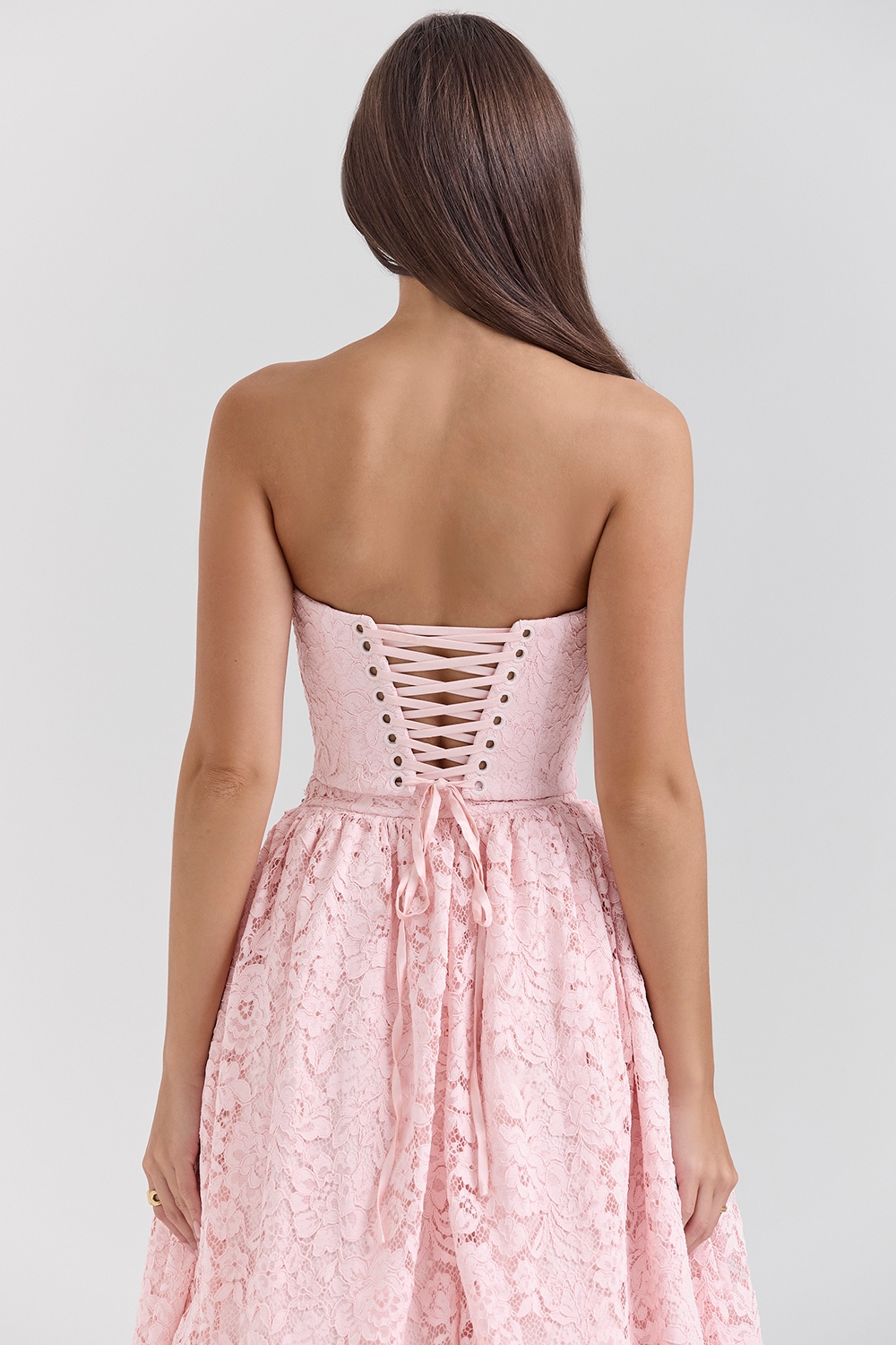 Duchess-Ballerina Pink Lace Corset, Skirt and Bolero - SALE