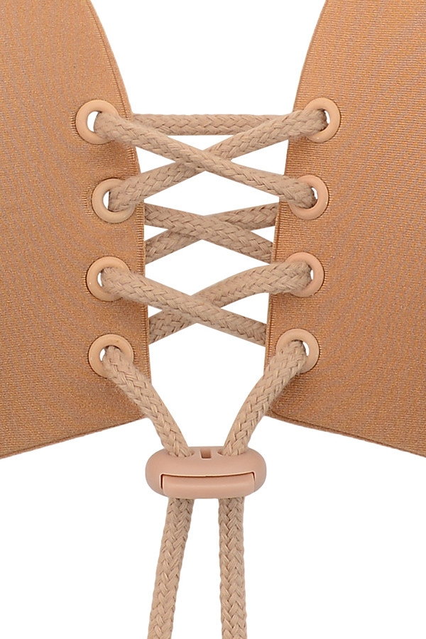 Ultra-Push Up Invisible Bra - Caramel