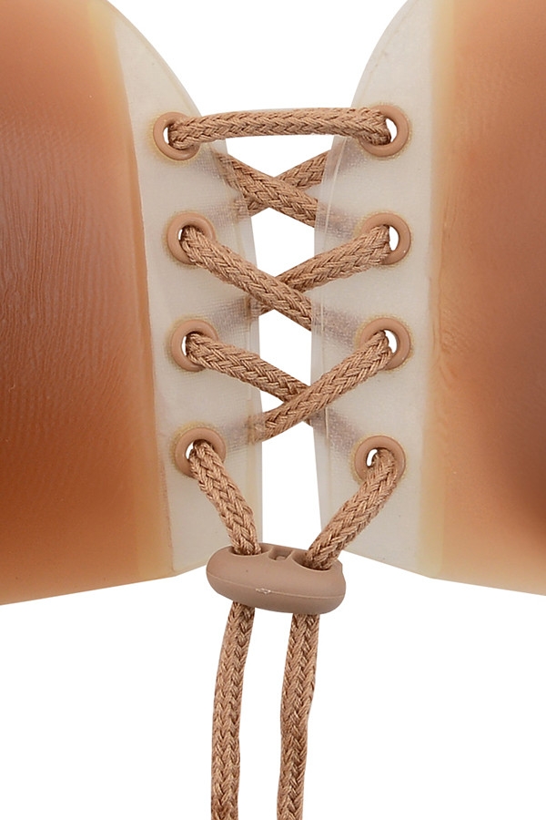 Silicon Push Up Invisible Bra - Caramel