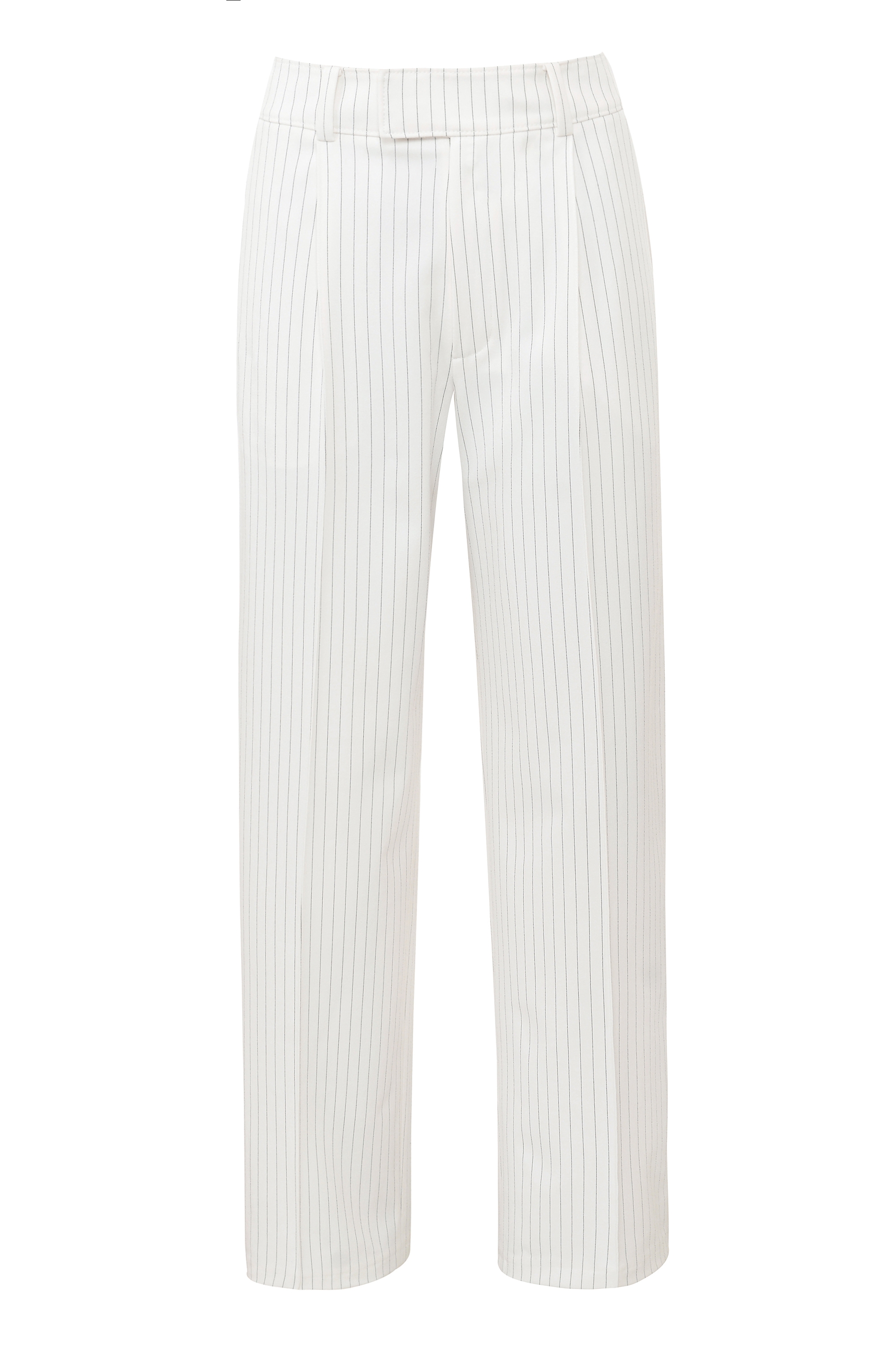 Hayden-White Pinstripe High Waist Tailored Trousers