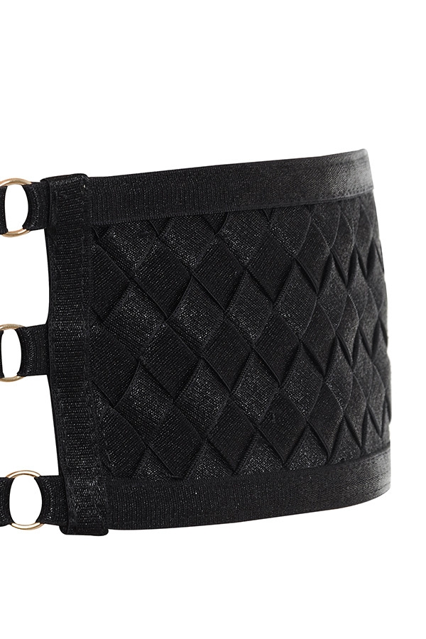 Candy-Black Waist Belt