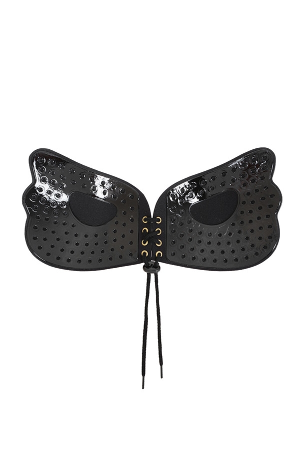 Ultra-Push Up Invisible Bra - Black