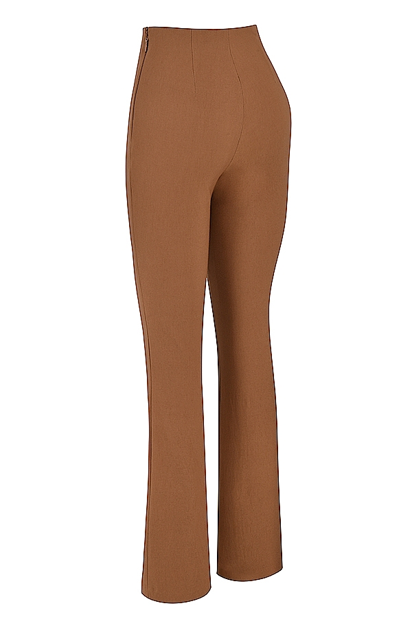 Laurel-Toast High Waisted Trousers