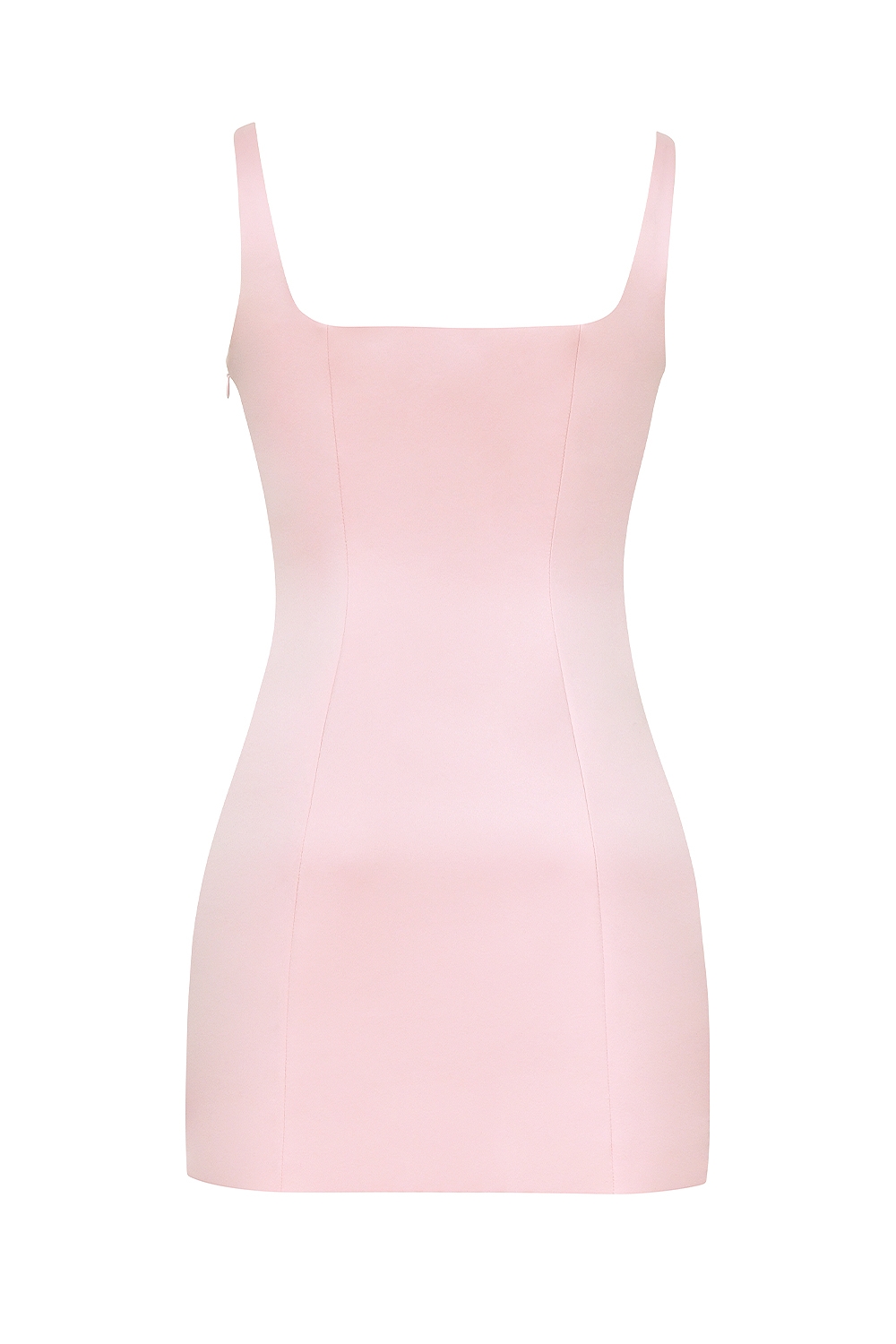 Cosette-Rose Shadow Satin Sleeveless Mini Dress - SALE