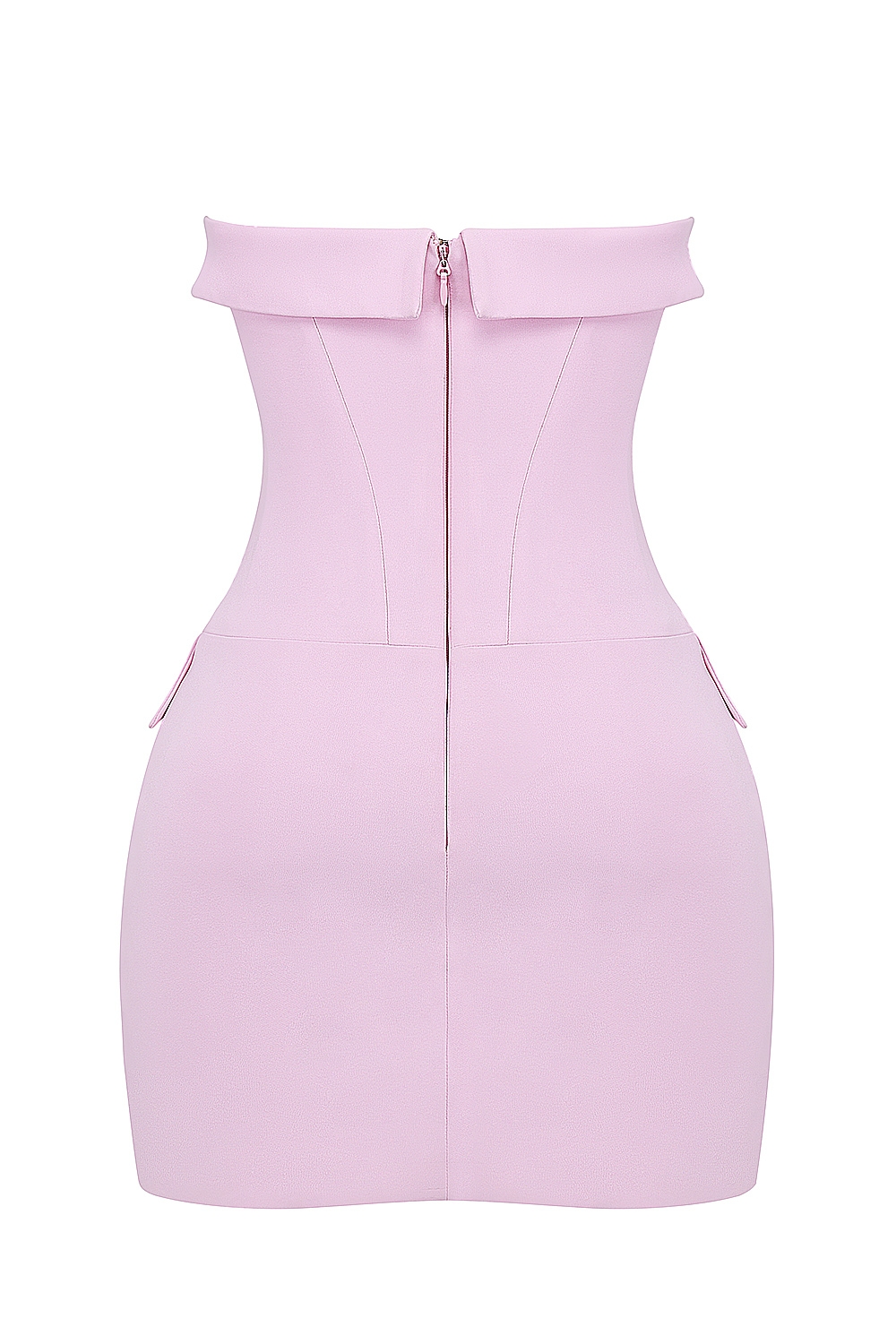 Naia-Cotton Candy Strapless Mini Dress