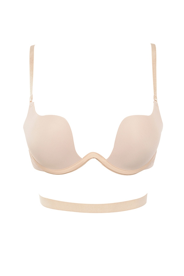 U Bra-Multi Position Adjustable Bra - Beige