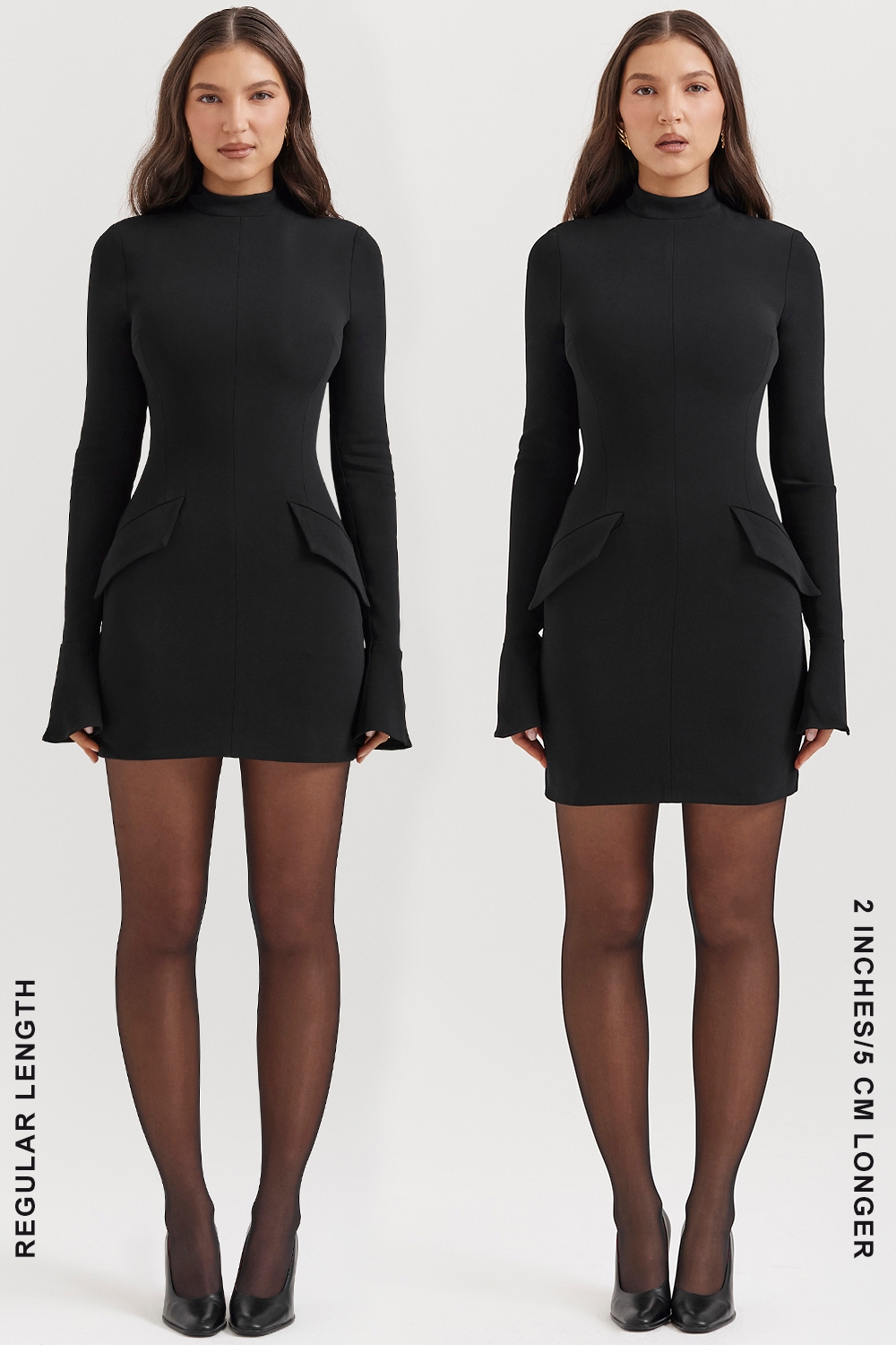 Mahalia-Black Mini Dress