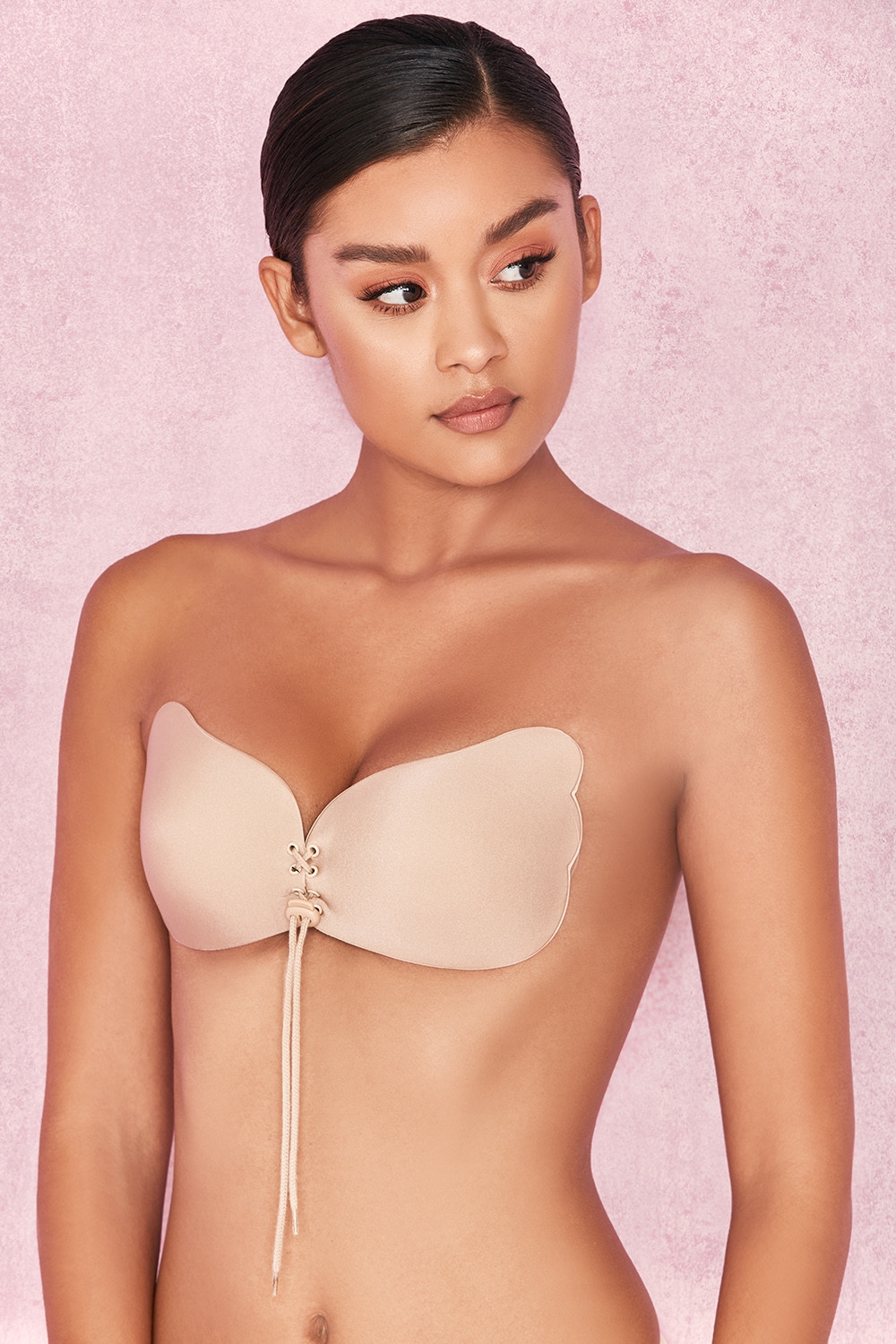 Ultra-Push Up Invisible Bra - Beige