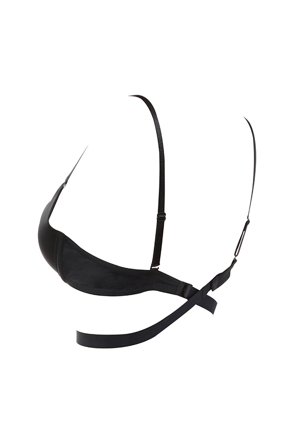 U Bra-Multi Position Adjustable Bra - Black