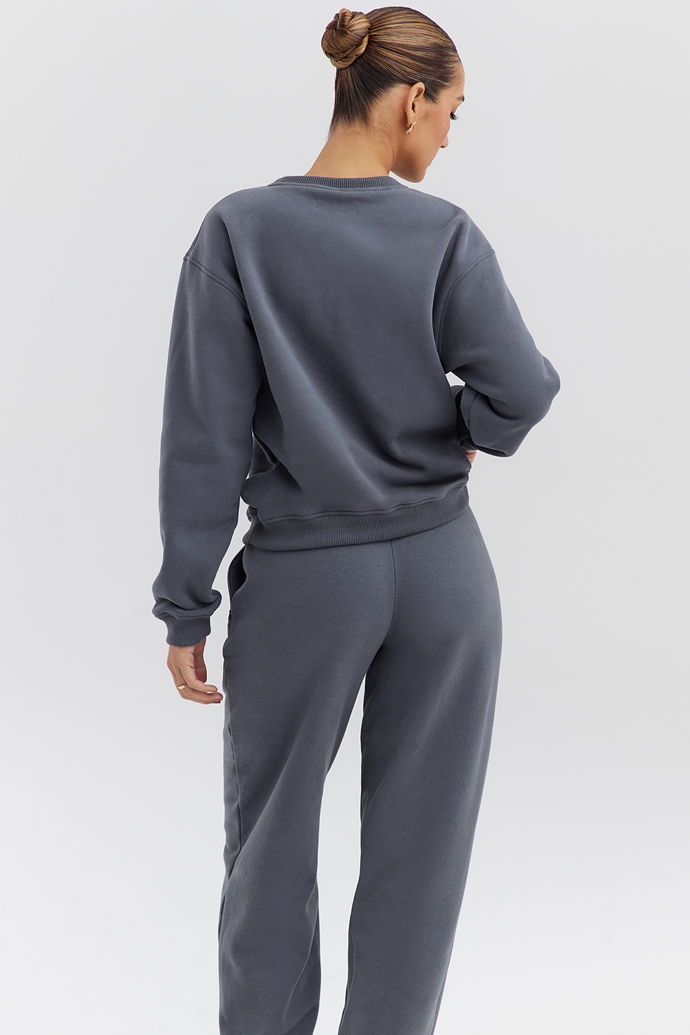 Haze-Slate Crew Neck Sweatshirt