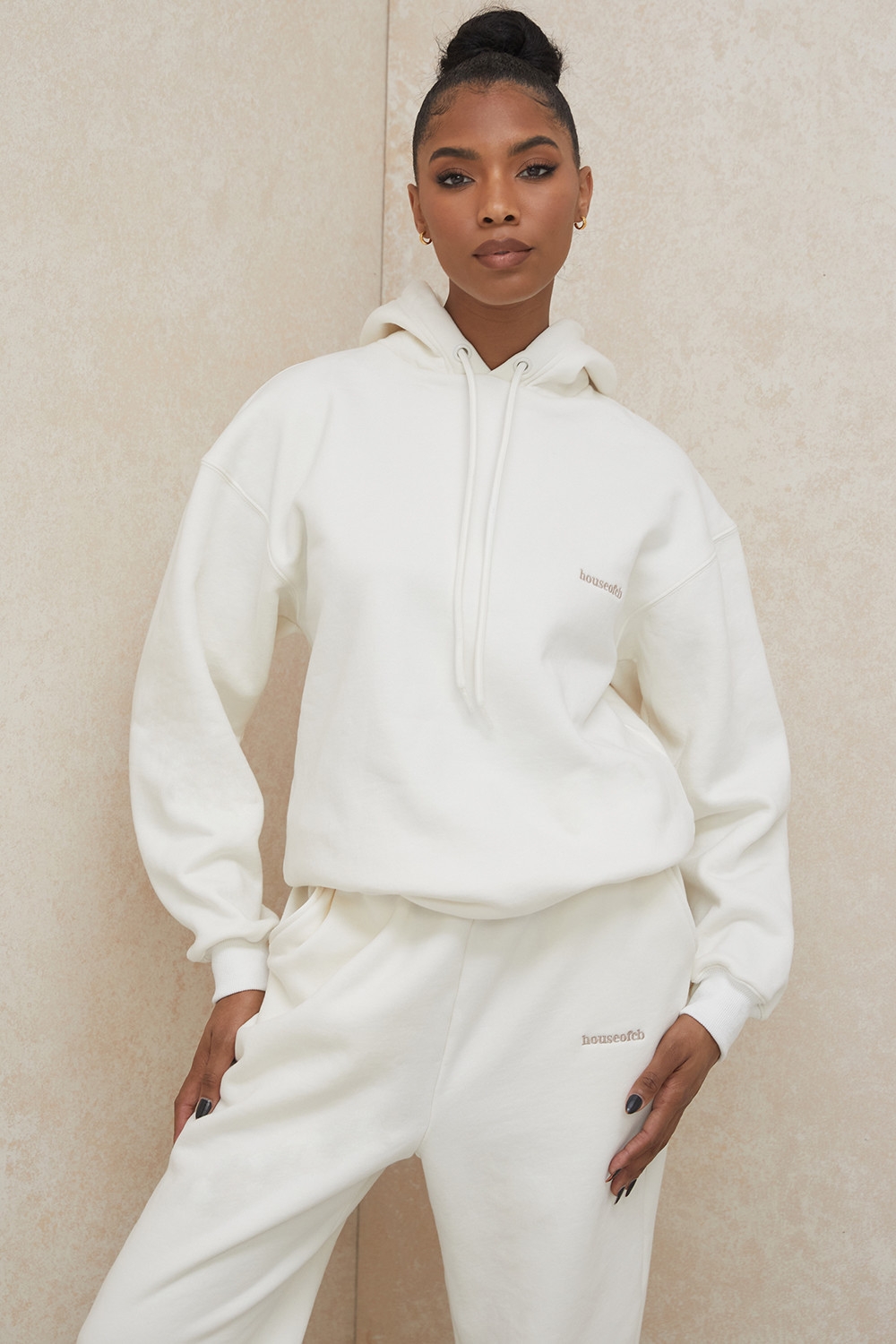 Halo-Off White Oversized Hoodie