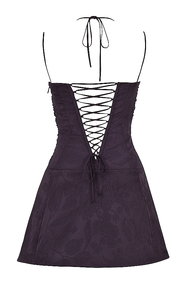 Melia-Nightshade Corset Mini Dress