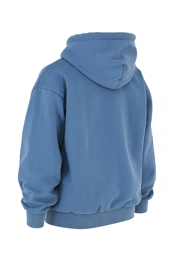 Storm-Azure Zip Through Hoodie