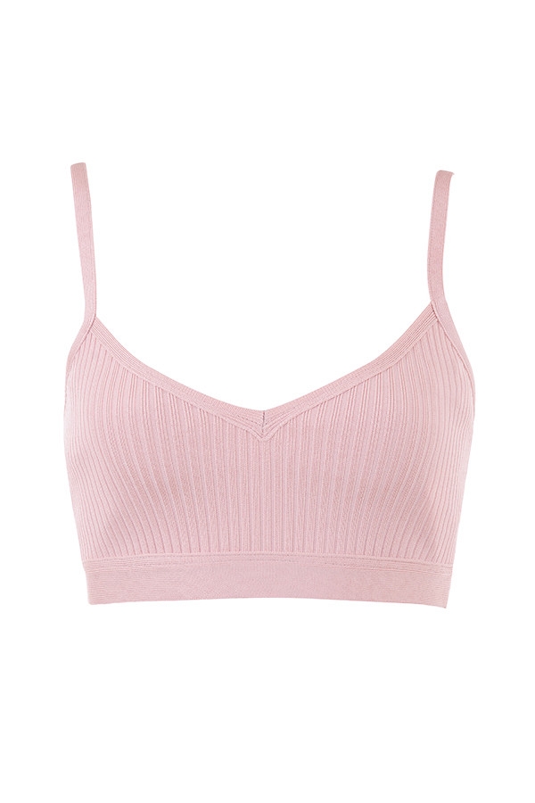 Evie-Blush Bandage Bralette