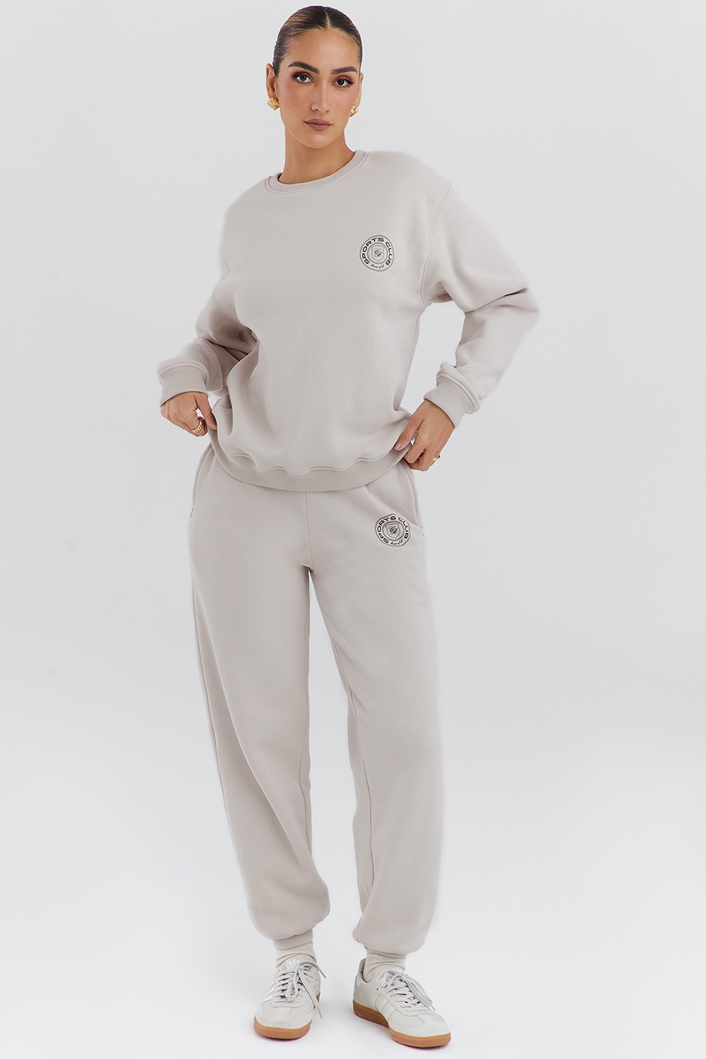 Haze-Cloud Crew Neck Sweatshirt