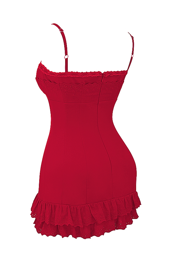 Luci-Cherry Corset Dress
