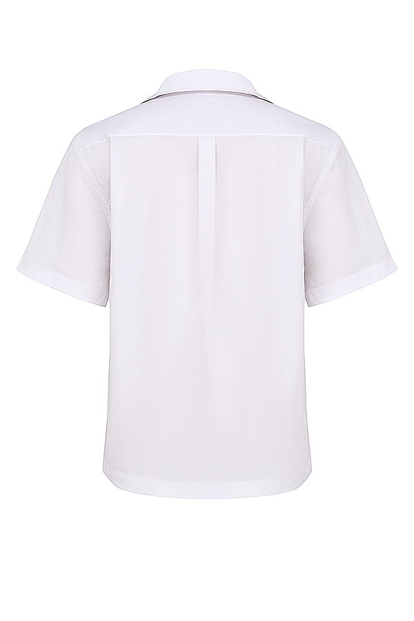 Maiko-White Oversized Shirt