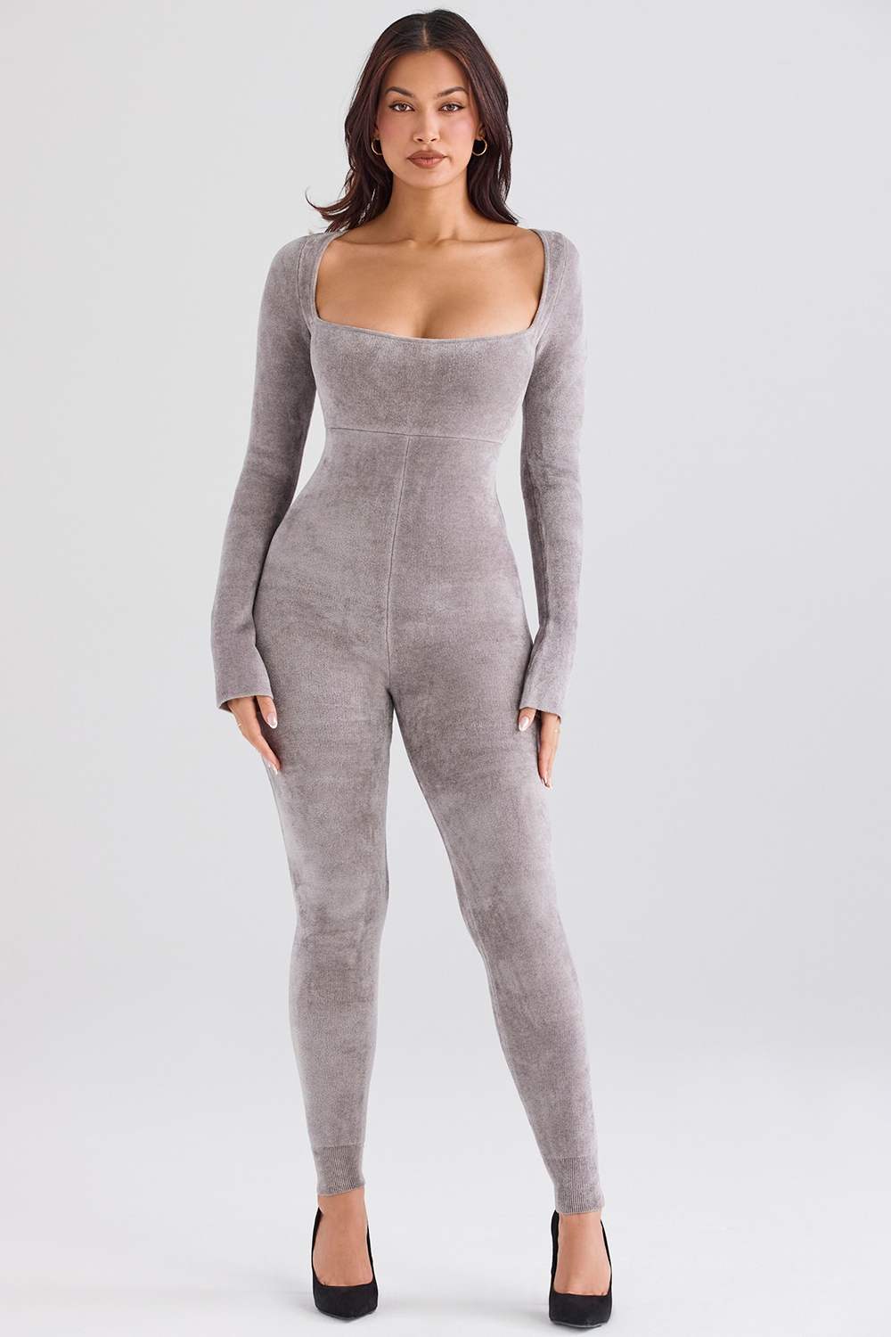Isis-Mink Heavy Chenille Loungewear Jumpsuit - SALE