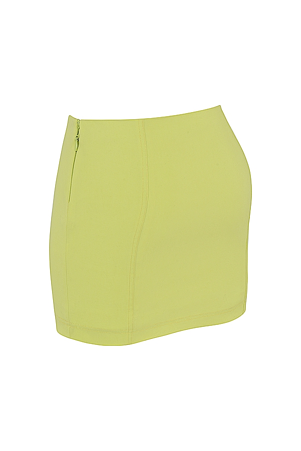 Nisha-Neon Sculpting Mini Skirt