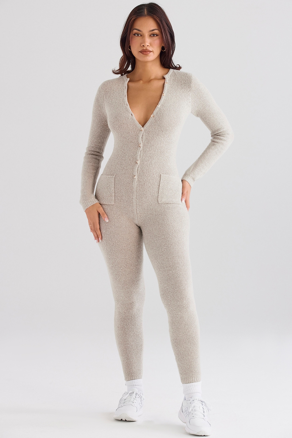 Tiggy-Opal Marl Loungewear Jumpsuit - SALE