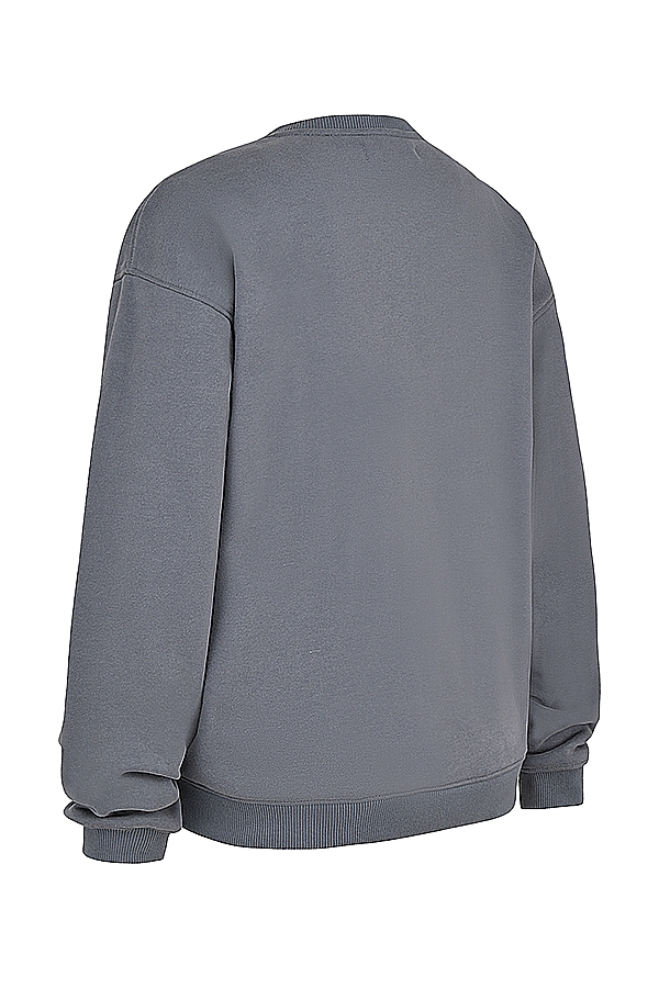 Haze-Slate Crew Neck Sweatshirt