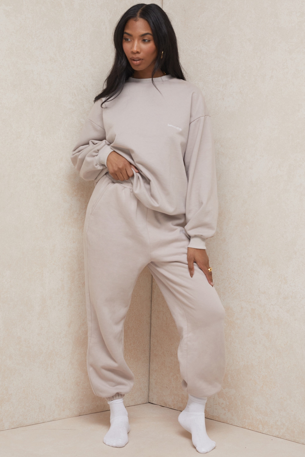 Sky-Stone Fleece Back Jogging Trousers