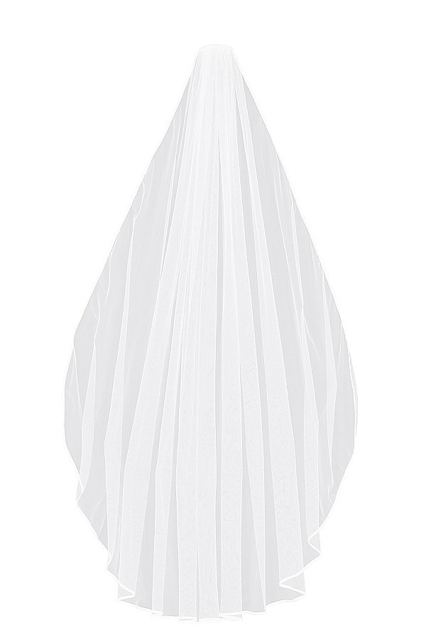 Simone-White Soft Tulle Veil