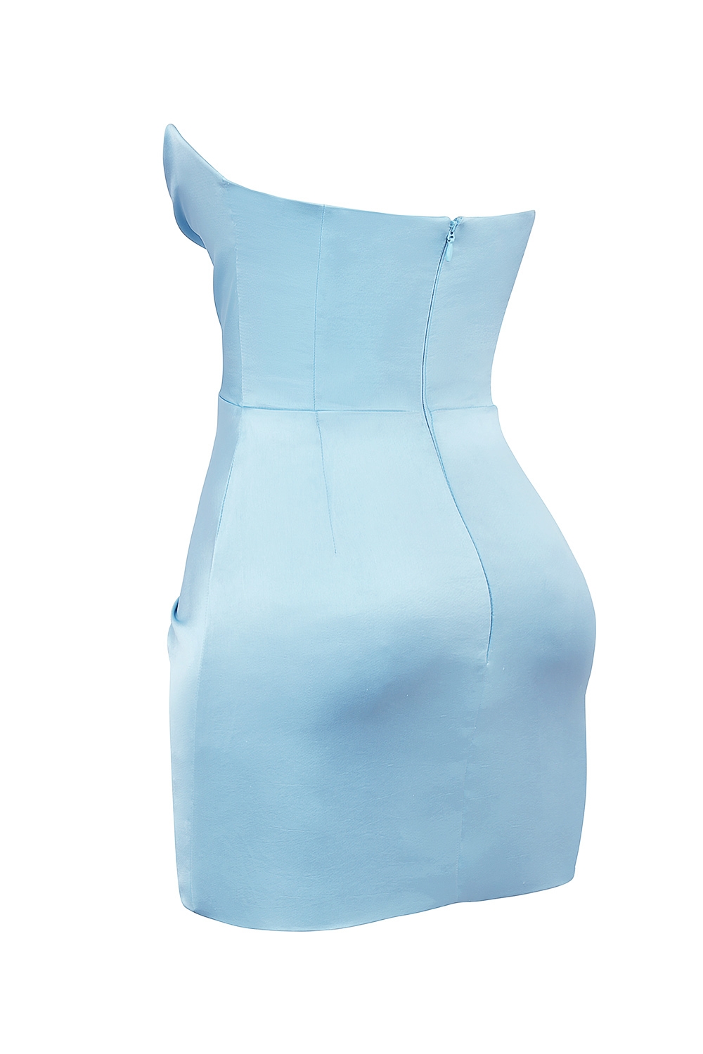 Odelle-Ocean Blue Strapless Mini Dress