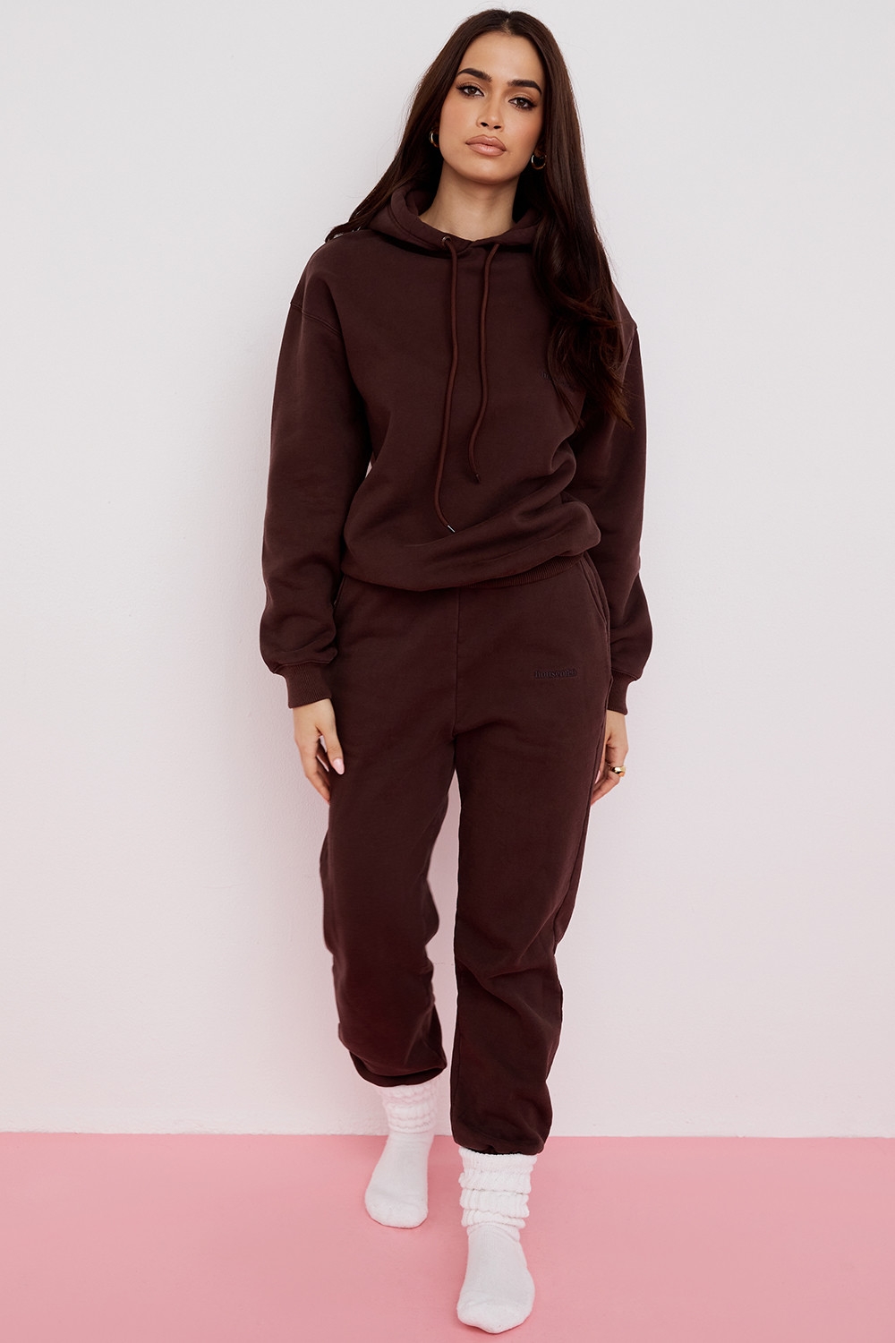 Sky-Chocolate Fleece Back Jogging Trouser