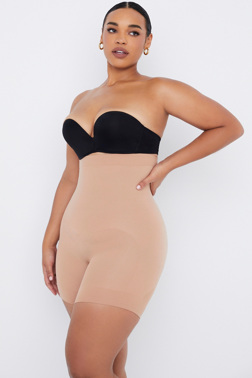 Sculpting Shorts Cafe Au Lait