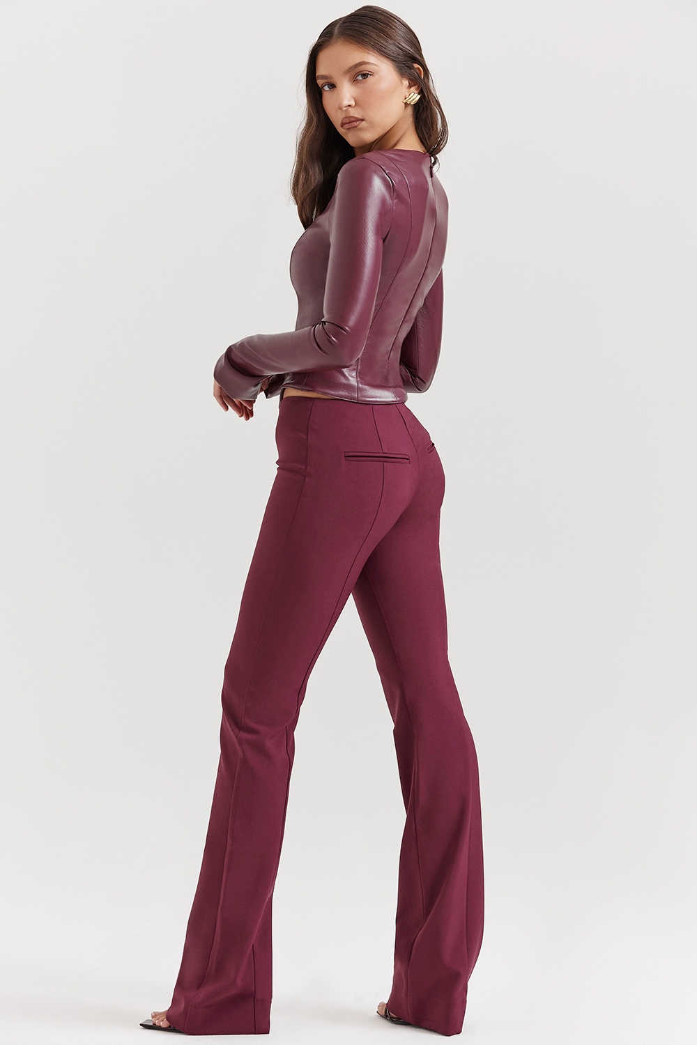 Lillie-Wine Trousers