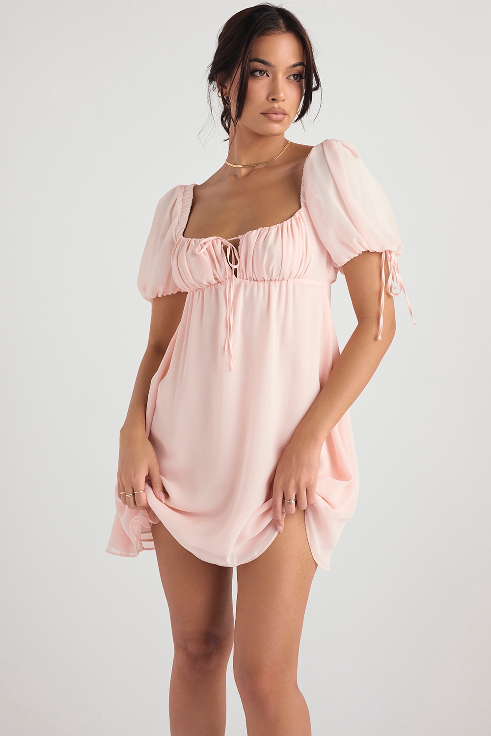 Princess-Pink Quartz Mini Dress - SALE