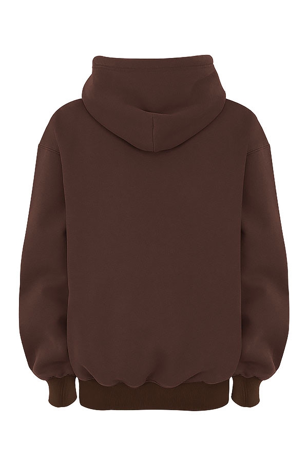 Halo-Chocolate Oversized Hoodie