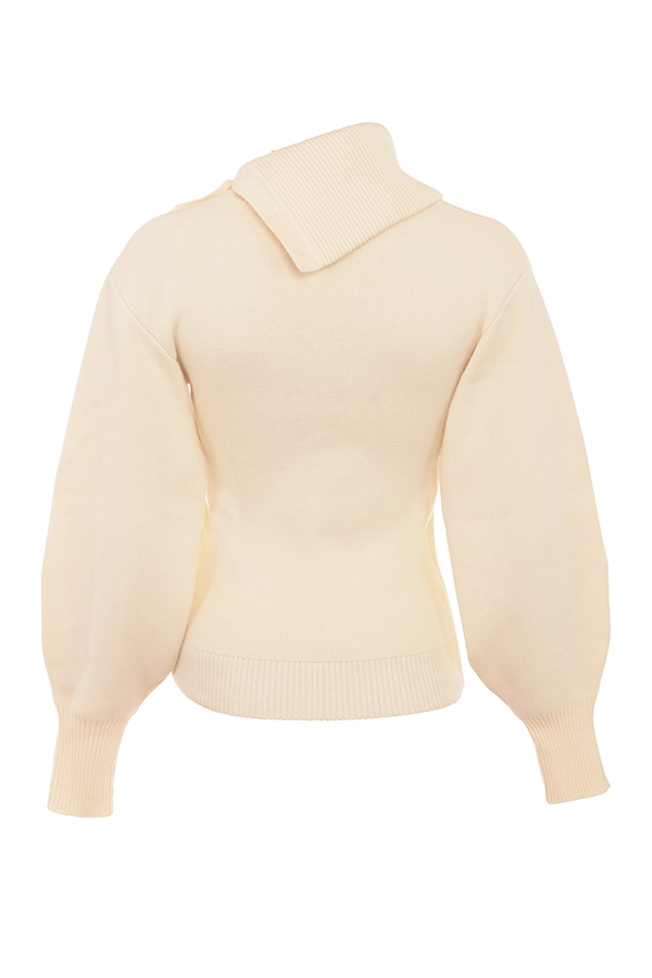 Adelita-Cream Cashmere Blend Sweater - SALE