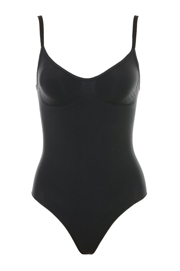 Sculpting Full Brief Bodysuit Ink