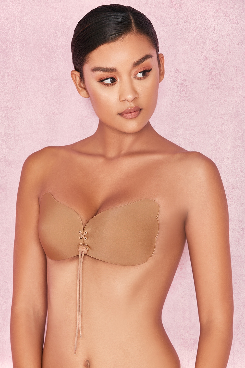 Ultra-Push Up Invisible Bra - Caramel
