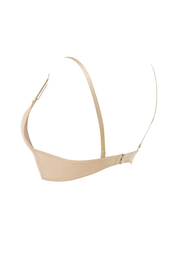 Deep V Bra for Low Cut Dresses - Beige