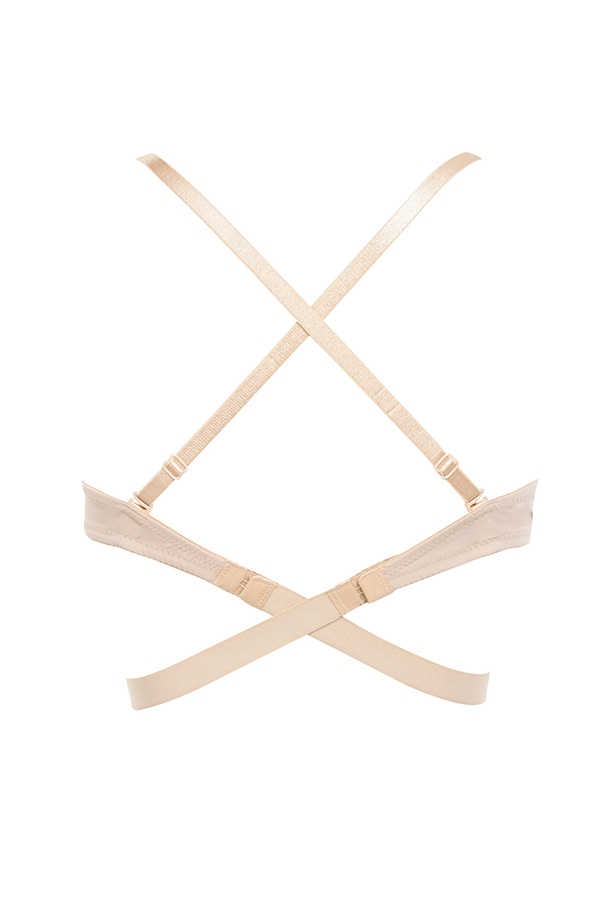 U Bra-Multi Position Adjustable Bra - Beige